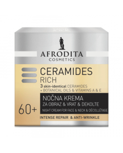 Нощен крем Ceramides Rich 60+